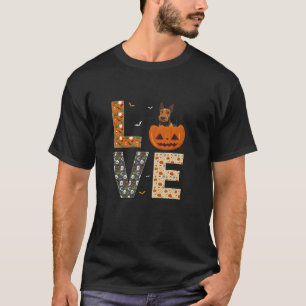 Camiseta Halloween de los niños Chicas de Perro Terrier de