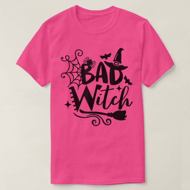 Camiseta Halloween de mala bruja divertida3620362 (Diseño del anverso)