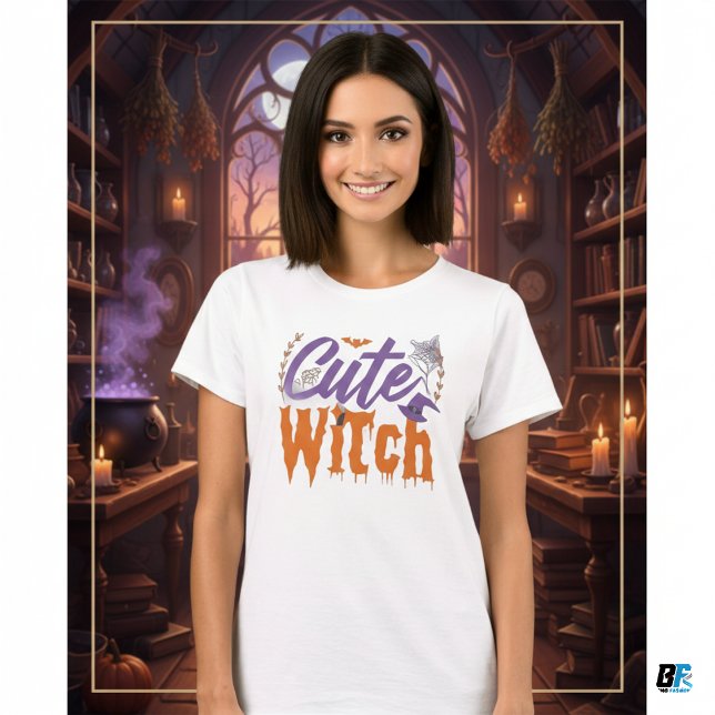 Camiseta Halloween de mujeres blancas y negras (Subido por el creador)