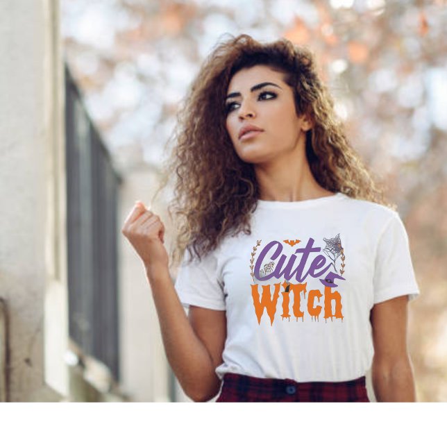 Camiseta Halloween de mujeres blancas y negras (Subido por el creador)