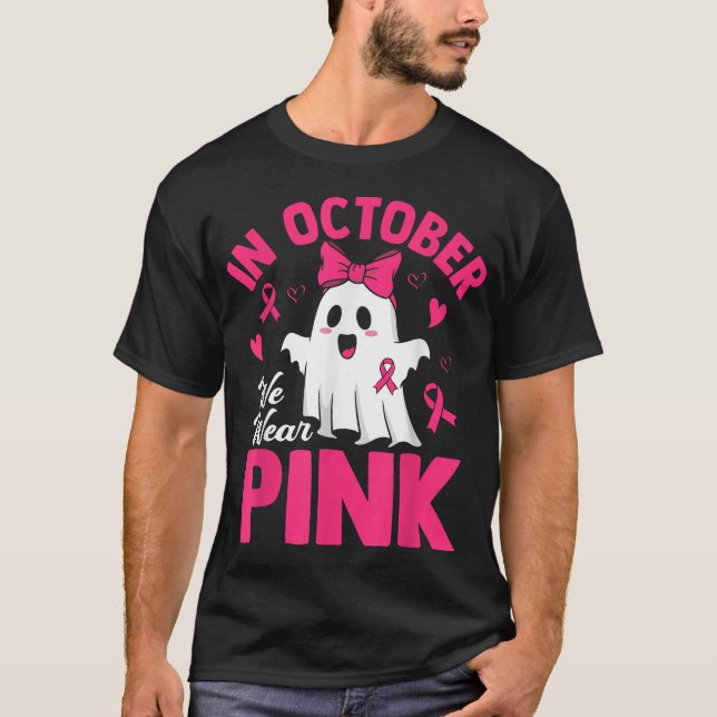 Camiseta Halloween de Mujeres con Cáncer de Mama (Anverso)