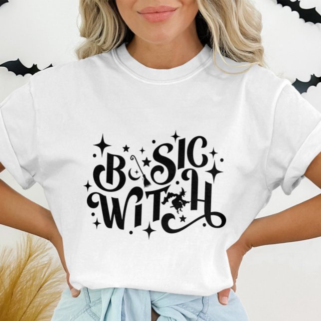 Camiseta Halloween de mujeres modernas y divertidas de bruj (Subido por el creador)