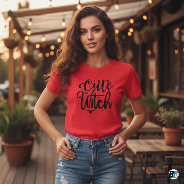 Camiseta Halloween de mujeres rojas brujas (Subido por el creador)