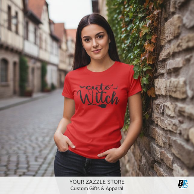 Camiseta Halloween de mujeres rojas brujas (Subido por el creador)