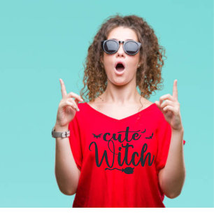 Camiseta Halloween de mujeres rojas brujas