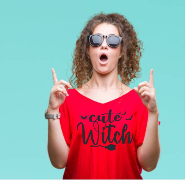 Camiseta Halloween de mujeres rojas brujas (Subido por el creador)