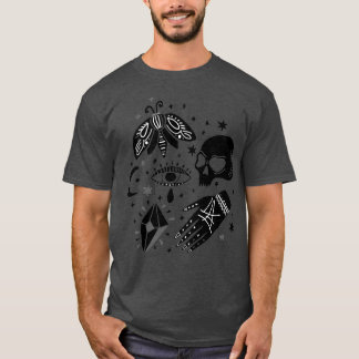 Camiseta Halloween de Mystical Magic Boho Witch Elements