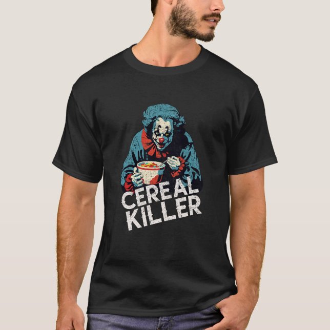 Camiseta Halloween de payasos divertidos asesinos de cereal (Anverso)