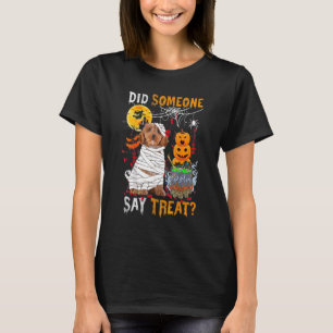 Camiseta Halloween de perro Cockapoo ¿Alguien dijo trato?