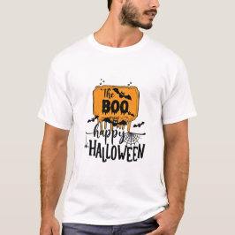 Camiseta Halloween de personalizado con marca Black and Whi