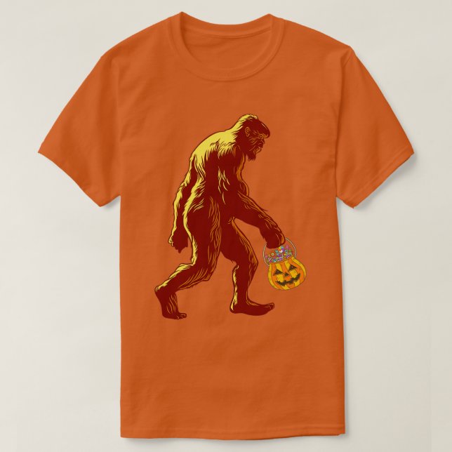 Camiseta Halloween de pie grande (Diseño del anverso)