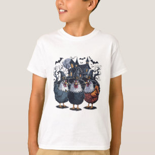 Camiseta Halloween de pollo divertido con fantasía