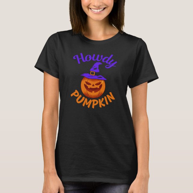 Camiseta Halloween de Pumpkin de Howdy (Anverso)