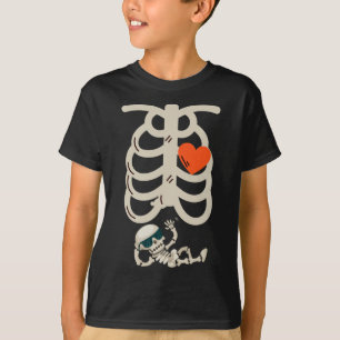 Camiseta Halloween de rayos X de Invitación de embarazo