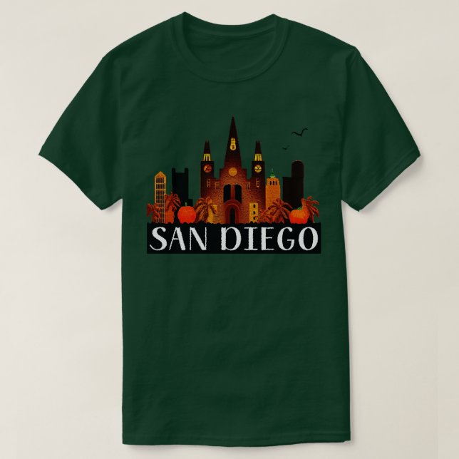 Camiseta Halloween de San Diego (Diseño del anverso)