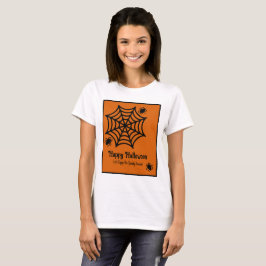 Camiseta Halloween de Spiderweb personalizado