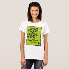 Camiseta Halloween de Spiderweb personalizado
