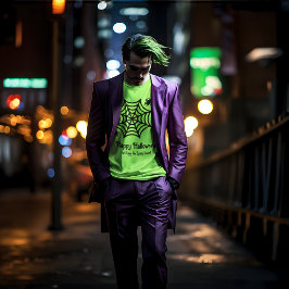 Camiseta Halloween de Spiderweb personalizado