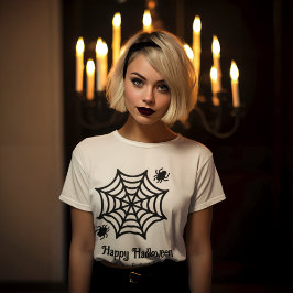 Camiseta Halloween de Spiderweb personalizado