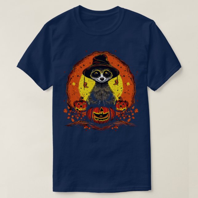 Camiseta Halloween de suricata (Diseño del anverso)