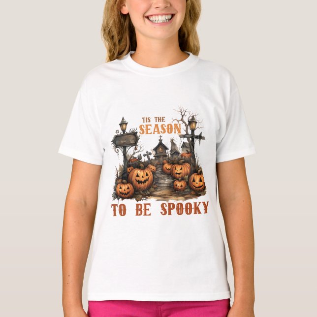Camiseta Halloween de temporada de fantasía (Anverso)
