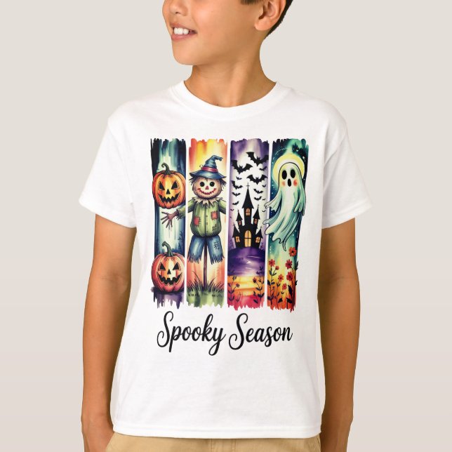 Camiseta Halloween de temporada de fantasía (Anverso)