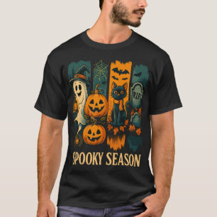 Camiseta Halloween de temporada de fantasía - Fantasma, cal