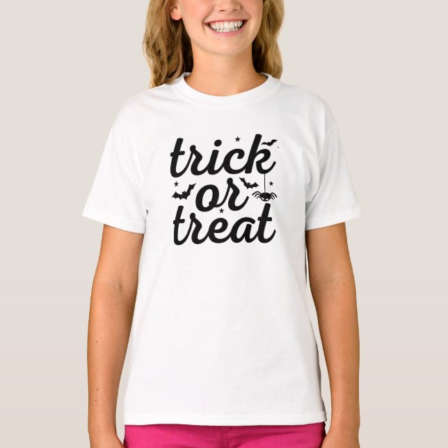 Camiseta Halloween De Trick O Trek (Anverso)