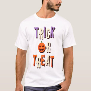 Camiseta Halloween de truco o truco