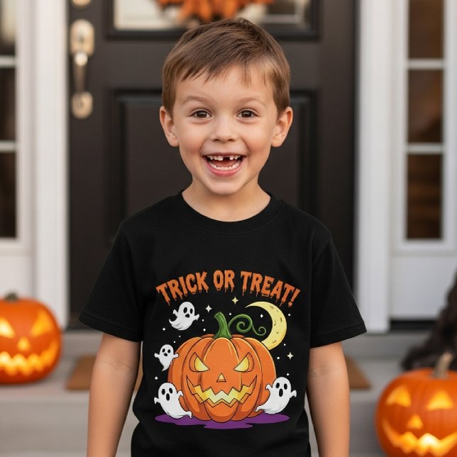 Camiseta Halloween de truco o truco (Subido por el creador)