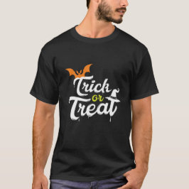 Camiseta Halloween de truco o truco