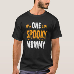 Camiseta Halloween de una mamá asustada que coincide con la