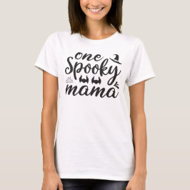 Camiseta Halloween de una mamá fantasmal