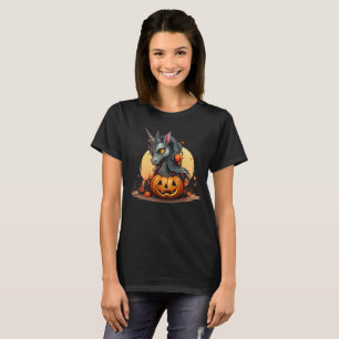 Camiseta Halloween de Unicornio Lindo