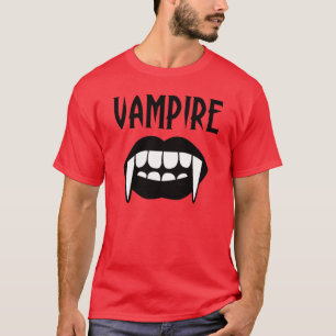 Camiseta Halloween de vampiros rojos fantasmales