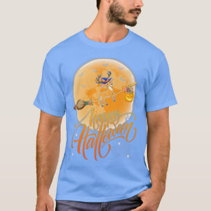 Camiseta Halloween de venado de venado con arma de fuego Mo