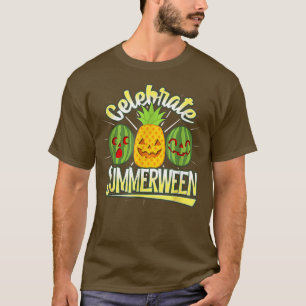 Camiseta Halloween de verano Jack O Lantern celebra verano