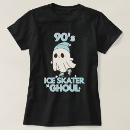 Camiseta Halloween del 90 con pista de patinaje sobre hielo