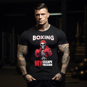 Camiseta Halloween del Boxeador de Boxeo Personalizado