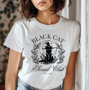 Camiseta Halloween del club social Black Cat