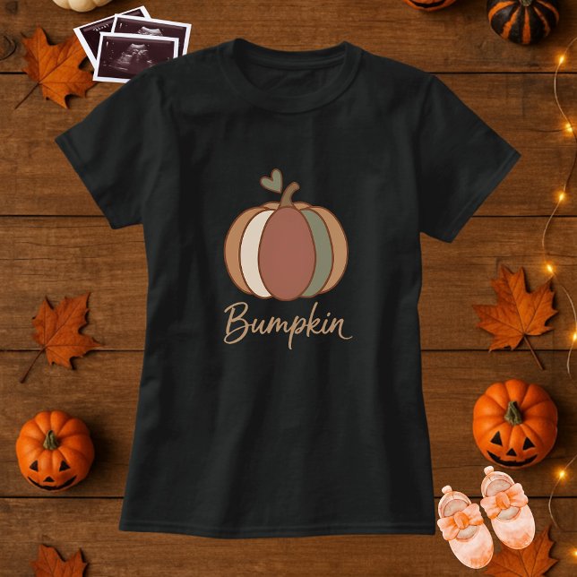 Camiseta Halloween del embarazo de calabaza (Subido por el creador)