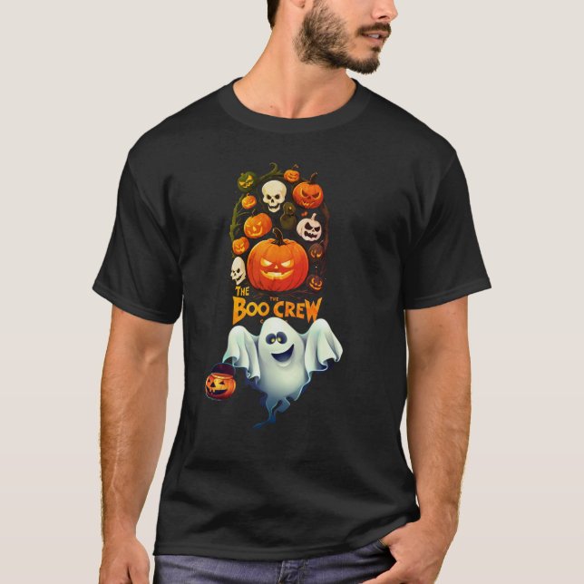 Camiseta Halloween del equipo de Boo (Anverso)