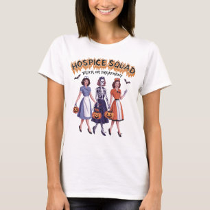 Camiseta Halloween Del Escuadrón Del Hospicio Para Enfermer