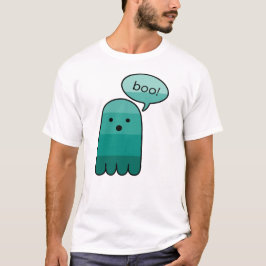 Camiseta Halloween del fantasma del boo verde Pine