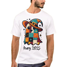 Halloween del fantasma personalizado del patchwork