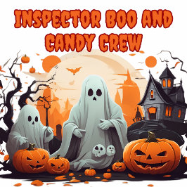 Camiseta Halloween del Inspector Boo y Candy Crew
