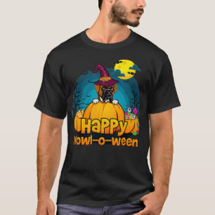 Camiseta halloween del perro boer howloween