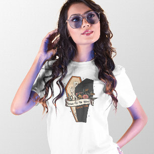 CAMISETA HALLOWEEN DESPIERTA CUANDO EL VERANO TERMINA SKELE