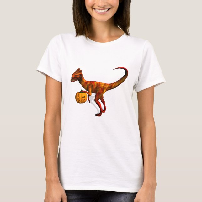 Camiseta Halloween Dilophosaurus (Anverso)