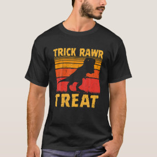 Camiseta Halloween Dinosaur Ghost T Rex Pumpkin Para Niños